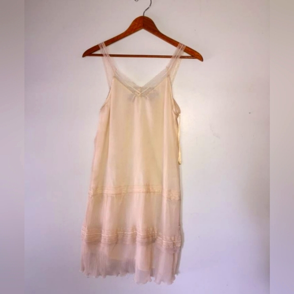 Angie Dresses & Skirts - Off white creamy beige slip dress Angie size medium